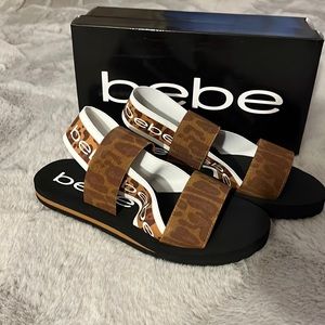 Never been worn Bebe sandals size 8